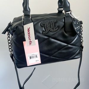 NWT Juicy Couture Liquorice Brighter Than a Diamond Satchel